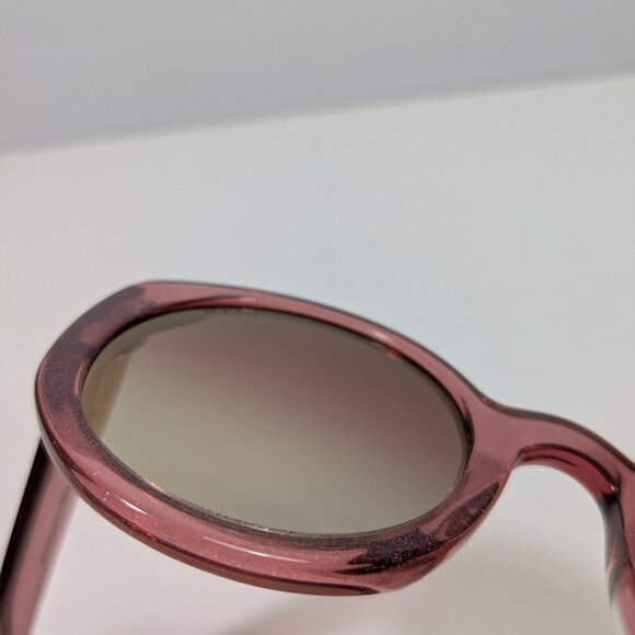 Diff Eyewear Pink Glitter Luna Polarized Sunglasses Oversized Large Modern - Picture 8 of 11